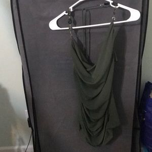 Body Central halter top - green